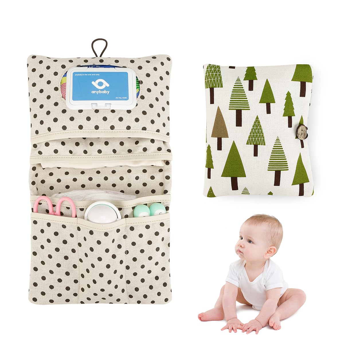 SNOWIE SOFT Baby Small Diaper Bag Accessories, Diaper Pouch Organizer Hanging Portable Mini Diaper Bag, Foldable Baby Diapers Bag SNOWIE SOFT Baby Small Diaper Bag Accessories, Diaper Pouch Organizer Hanging Portable Mini Diaper Bag, Foldable Baby Diapers Bag